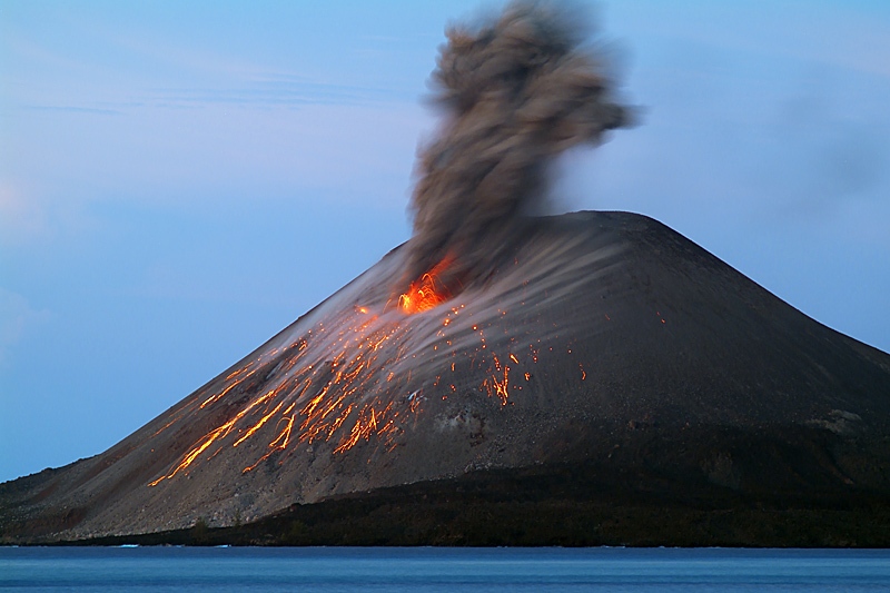 Photo:  stromboli eruption